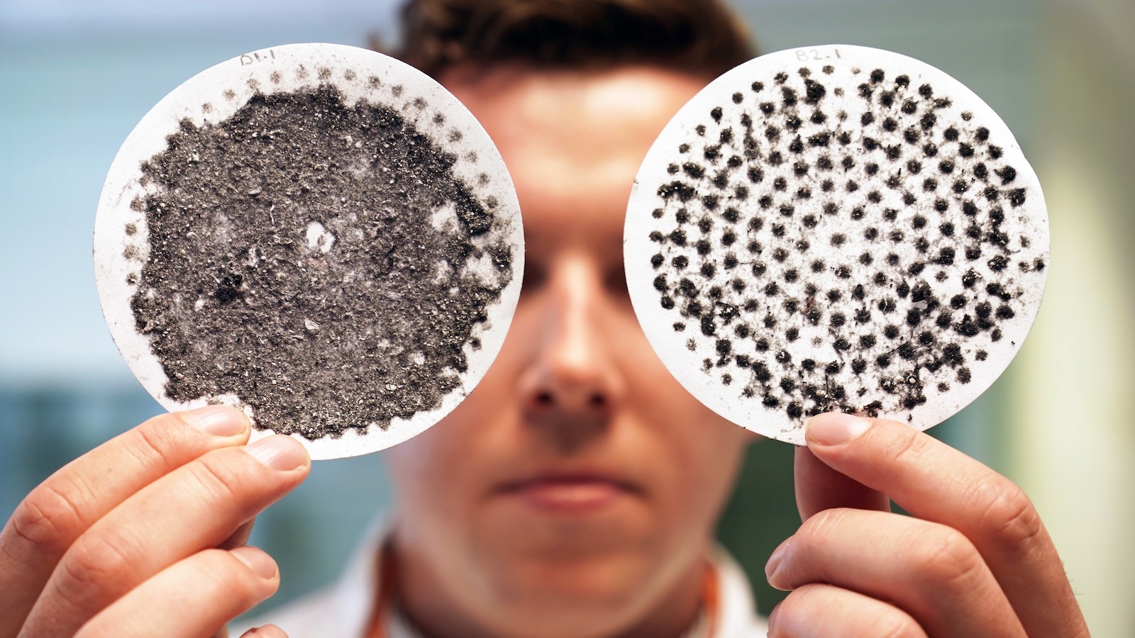 Washing machine microfiber filter